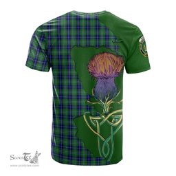 Scottish Douglas Clan Tartan with Thistle and Scotland Map Tartan Plaid T Shirt Scottish Plaid Tartan Plaid - ScotsTee - scotstee.com