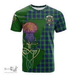 Scottish Douglas Clan Tartan with Thistle and Scotland Map Tartan Plaid T Shirt Scottish Plaid Tartan Plaid - ScotsTee - scotstee.com