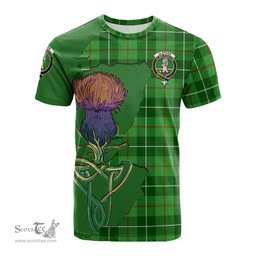 Scottish Clephan Clan Tartan with Thistle and Scotland Map Tartan Plaid T Shirt Scottish Plaid Tartan Plaid - ScotsTee - scotstee.com