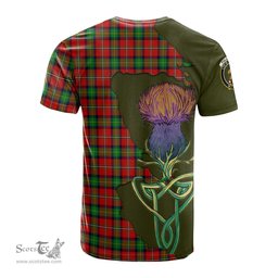 Scottish Fullerton Clan Tartan with Thistle and Scotland Map Tartan Plaid T Shirt Scottish Plaid Tartan Plaid - ScotsTee - scotstee.com