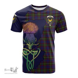 Scottish Durie Clan Tartan with Thistle and Scotland Map Tartan Plaid T Shirt Scottish Plaid Tartan Plaid - ScotsTee - scotstee.com