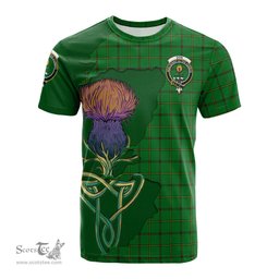 Scottish Don Clan Tartan with Thistle and Scotland Map Tartan Plaid T Shirt Scottish Plaid Tartan Plaid - ScotsTee - scotstee.com