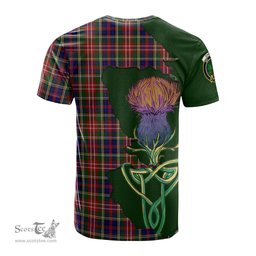 Scottish Christie Clan Tartan with Thistle and Scotland Map Tartan Plaid T Shirt Scottish Plaid Tartan Plaid - ScotsTee - scotstee.com