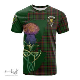 Scottish Cumming Hunting Clan Tartan with Thistle and Scotland Map Tartan Plaid T Shirt Scottish Plaid Tartan Plaid - ScotsTee - scotstee.com