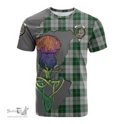 Scottish Erskine Green Clan Tartan with Thistle and Scotland Map Tartan Plaid T Shirt Scottish Plaid Tartan Plaid - ScotsTee - scotstee.com