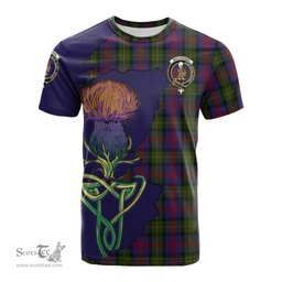 Scottish MacLennan Clan Tartan with Thistle and Scotland Map Tartan Plaid T Shirt Scottish Plaid Tartan Plaid - ScotsTee - scotstee.com
