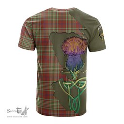 Scottish MacGillivray Hunting Ancient Clan Tartan with Thistle and Scotland Map Tartan Plaid T Shirt Scottish Plaid Tartan Plaid - ScotsTee - scotstee.com