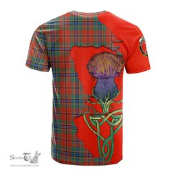Scottish MacLean of Duart Ancient Clan Tartan with Thistle and Scotland Map Tartan Plaid T Shirt Scottish Plaid Tartan Plaid - ScotsTee - scotstee.com