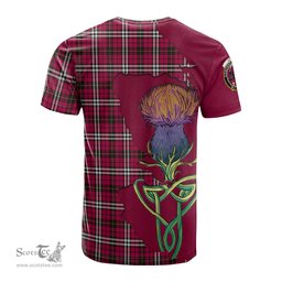 Scottish Little Clan Tartan with Thistle and Scotland Map Tartan Plaid T Shirt Scottish Plaid Tartan Plaid - ScotsTee - scotstee.com