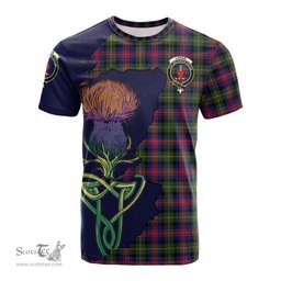 Scottish Logan Modern Clan Tartan with Thistle and Scotland Map Tartan Plaid T Shirt Scottish Plaid Tartan Plaid - ScotsTee - scotstee.com