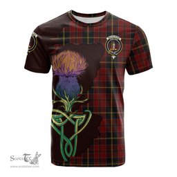 Scottish MacAlister of Skye Clan Tartan with Thistle and Scotland Map Tartan Plaid T Shirt Scottish Plaid Tartan Plaid - ScotsTee - scotstee.com