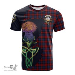 Scottish MacLachlan Clan Tartan with Thistle and Scotland Map Tartan Plaid T Shirt Scottish Plaid Tartan Plaid - ScotsTee - scotstee.com