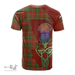 Scottish Hay Ancient Clan Tartan with Thistle and Scotland Map Tartan Plaid T Shirt Scottish Plaid Tartan Plaid - ScotsTee - scotstee.com