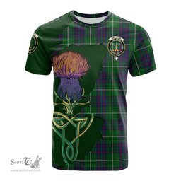 Scottish MacIntyre Hunting Clan Tartan with Thistle and Scotland Map Tartan Plaid T Shirt Scottish Plaid Tartan Plaid - ScotsTee - scotstee.com