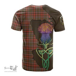 Scottish MacKintosh Hunting Weathered Clan Tartan with Thistle and Scotland Map Tartan Plaid T Shirt Scottish Plaid Tartan Plaid - ScotsTee - scotstee.com