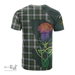 Scottish MacLaren Dress Clan Tartan with Thistle and Scotland Map Tartan Plaid T Shirt Scottish Plaid Tartan Plaid - ScotsTee - scotstee.com