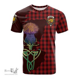 Scottish MacIver Clan Tartan with Thistle and Scotland Map Tartan Plaid T Shirt Scottish Plaid Tartan Plaid - ScotsTee - scotstee.com