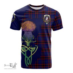 Scottish Home Modern Clan Tartan with Thistle and Scotland Map Tartan Plaid T Shirt Scottish Plaid Tartan Plaid - ScotsTee - scotstee.com