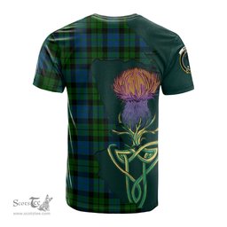 Scottish MacKie Clan Tartan with Thistle and Scotland Map Tartan Plaid T Shirt Scottish Plaid Tartan Plaid - ScotsTee - scotstee.com