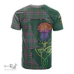 Scottish MacFarlane Hunting Ancient Clan Tartan with Thistle and Scotland Map Tartan Plaid T Shirt Scottish Plaid Tartan Plaid - ScotsTee - scotstee.com