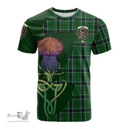 Scottish Innes Hunting Clan Tartan with Thistle and Scotland Map Tartan Plaid T Shirt Scottish Plaid Tartan Plaid - ScotsTee - scotstee.com