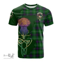 Scottish MacDonald of The Isles Clan Tartan with Thistle and Scotland Map Tartan Plaid T Shirt Scottish Plaid Tartan Plaid - ScotsTee - scotstee.com