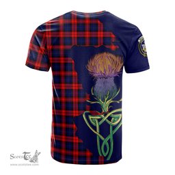 Scottish MacLachlan Modern Clan Tartan with Thistle and Scotland Map Tartan Plaid T Shirt Scottish Plaid Tartan Plaid - ScotsTee - scotstee.com