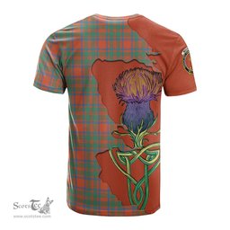 Scottish MacKintosh Ancient Clan Tartan with Thistle and Scotland Map Tartan Plaid T Shirt Scottish Plaid Tartan Plaid - ScotsTee - scotstee.com