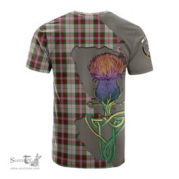 Scottish MacLean Dress Clan Tartan with Thistle and Scotland Map Tartan Plaid T Shirt Scottish Plaid Tartan Plaid - ScotsTee - scotstee.com