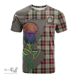 Scottish MacLean Dress Clan Tartan with Thistle and Scotland Map Tartan Plaid T Shirt Scottish Plaid Tartan Plaid - ScotsTee - scotstee.com