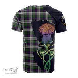 Scottish MacCallum Dress Clan Tartan with Thistle and Scotland Map Tartan Plaid T Shirt Scottish Plaid Tartan Plaid - ScotsTee - scotstee.com
