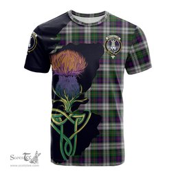 Scottish MacCallum Dress Clan Tartan with Thistle and Scotland Map Tartan Plaid T Shirt Scottish Plaid Tartan Plaid - ScotsTee - scotstee.com