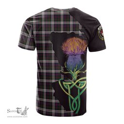 Scottish MacDonald Dress Clan Tartan with Thistle and Scotland Map Tartan Plaid T Shirt Scottish Plaid Tartan Plaid - ScotsTee - scotstee.com