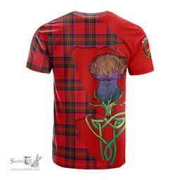 Scottish MacGillivray Modern Clan Tartan with Thistle and Scotland Map Tartan Plaid T Shirt Scottish Plaid Tartan Plaid - ScotsTee - scotstee.com