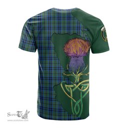 Scottish Keith Clan Tartan with Thistle and Scotland Map Tartan Plaid T Shirt Scottish Plaid Tartan Plaid - ScotsTee - scotstee.com