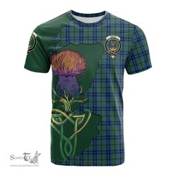 Scottish Keith Clan Tartan with Thistle and Scotland Map Tartan Plaid T Shirt Scottish Plaid Tartan Plaid - ScotsTee - scotstee.com