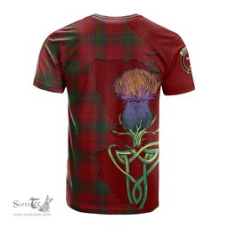 Scottish MacDougall Clan Tartan with Thistle and Scotland Map Tartan Plaid T Shirt Scottish Plaid Tartan Plaid - ScotsTee - scotstee.com