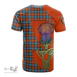 Scottish MacLachlan Ancient Clan Tartan with Thistle and Scotland Map Tartan Plaid T Shirt Scottish Plaid Tartan Plaid - ScotsTee - scotstee.com