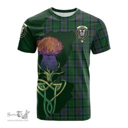 Scottish Hope Vere Clan Tartan with Thistle and Scotland Map Tartan Plaid T Shirt Scottish Plaid Tartan Plaid - ScotsTee - scotstee.com