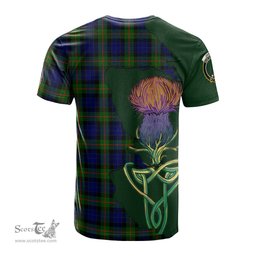 Scottish Jamieson Clan Tartan with Thistle and Scotland Map Tartan Plaid T Shirt Scottish Plaid Tartan Plaid - ScotsTee - scotstee.com