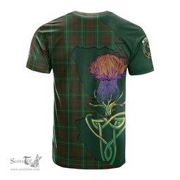 Scottish MacKintosh Hunting Clan Tartan with Thistle and Scotland Map Tartan Plaid T Shirt Scottish Plaid Tartan Plaid - ScotsTee - scotstee.com