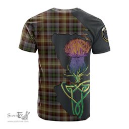 Scottish MacKay of Strathnaver Clan Tartan with Thistle and Scotland Map Tartan Plaid T Shirt Scottish Plaid Tartan Plaid - ScotsTee - scotstee.com