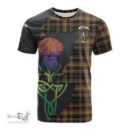 Scottish MacKay of Strathnaver Clan Tartan with Thistle and Scotland Map Tartan Plaid T Shirt Scottish Plaid Tartan Plaid - ScotsTee - scotstee.com