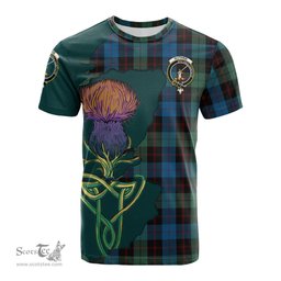 Scottish Guthrie Clan Tartan with Thistle and Scotland Map Tartan Plaid T Shirt Scottish Plaid Tartan Plaid - ScotsTee - scotstee.com