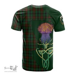 Scottish Tennant Clan Tartan with Thistle and Scotland Map Tartan Plaid T Shirt Scottish Plaid Tartan Plaid - ScotsTee - scotstee.com