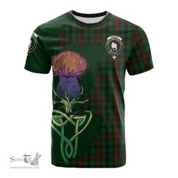 Scottish Tennant Clan Tartan with Thistle and Scotland Map Tartan Plaid T Shirt Scottish Plaid Tartan Plaid - ScotsTee - scotstee.com