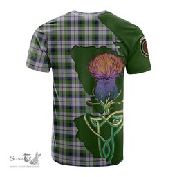 Scottish MacNaughton Dress Clan Tartan with Thistle and Scotland Map Tartan Plaid T Shirt Scottish Plaid Tartan Plaid - ScotsTee - scotstee.com