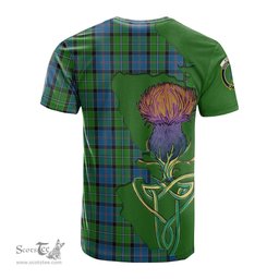 Scottish Stirling Clan Tartan with Thistle and Scotland Map Tartan Plaid T Shirt Scottish Plaid Tartan Plaid - ScotsTee - scotstee.com