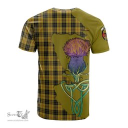 Scottish MacLeod Clan Tartan with Thistle and Scotland Map Tartan Plaid T Shirt Scottish Plaid Tartan Plaid - ScotsTee - scotstee.com