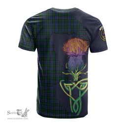 Scottish Sutherland Clan Tartan with Thistle and Scotland Map Tartan Plaid T Shirt Scottish Plaid Tartan Plaid - ScotsTee - scotstee.com